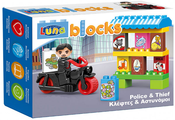 bouwset Blocks crimineel junior 23-delig
