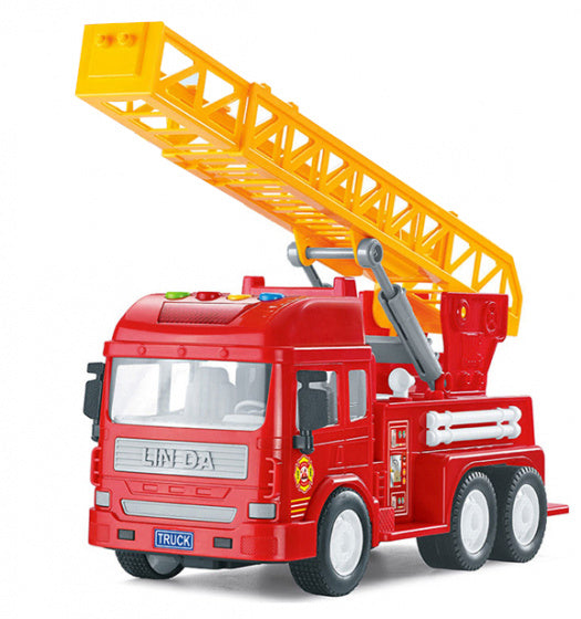 brandweerwagen junior 30 cm rood/oranje