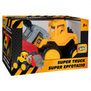 bulldozer junior 35 x 19 x 21,5 cm geel