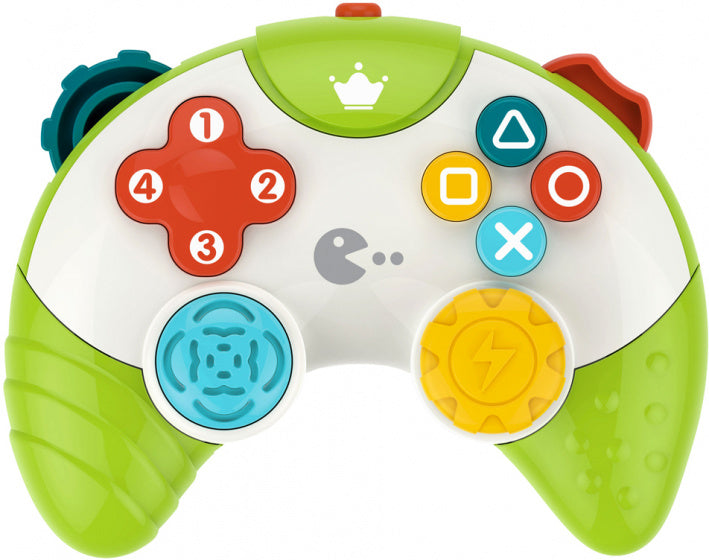 elektronische gamecontroller junior groen/wit
