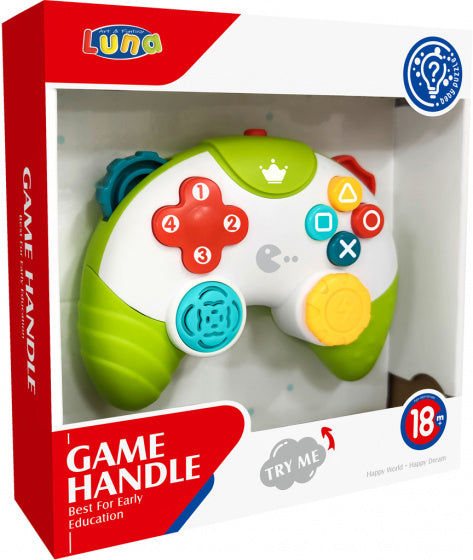 elektronische gamecontroller junior groen/wit