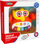 elektronische orgelkrab junior oranje/wit