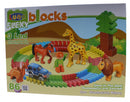Flexy Blocks Zoo bouwset glow in the dark 86-delig