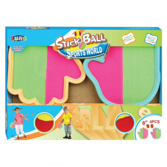 gooi en vangspel Stick Ball 39 x 4 x 27,5 cm 4-delig