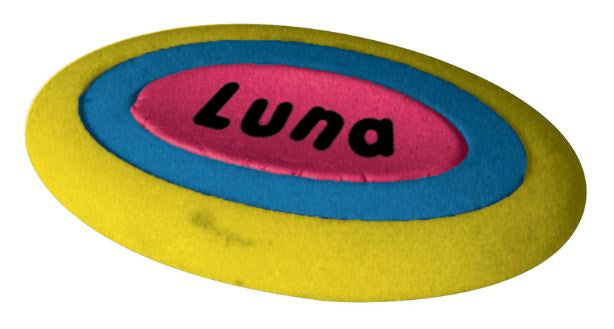 gum Ovaal junior rubber geel