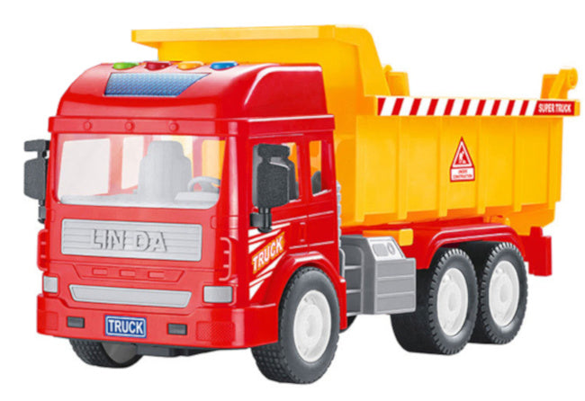 kiepwagen junior 28 cm rood/oranje
