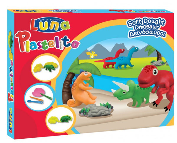 klei dinosaurus junior 4-delig