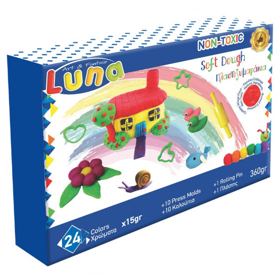 klei Soft Dough junior 360 gram 24 stuks