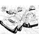 kleurplaat en puzzel Cars 49 x 36 cm karton 100 stuks