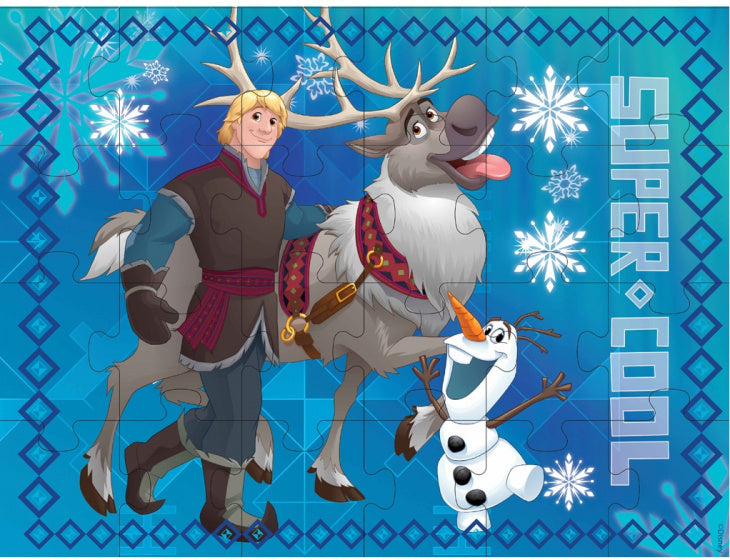 kleurpuzzel 4-in-1 Frozen meisjes 40 x 30 cm 4-delig