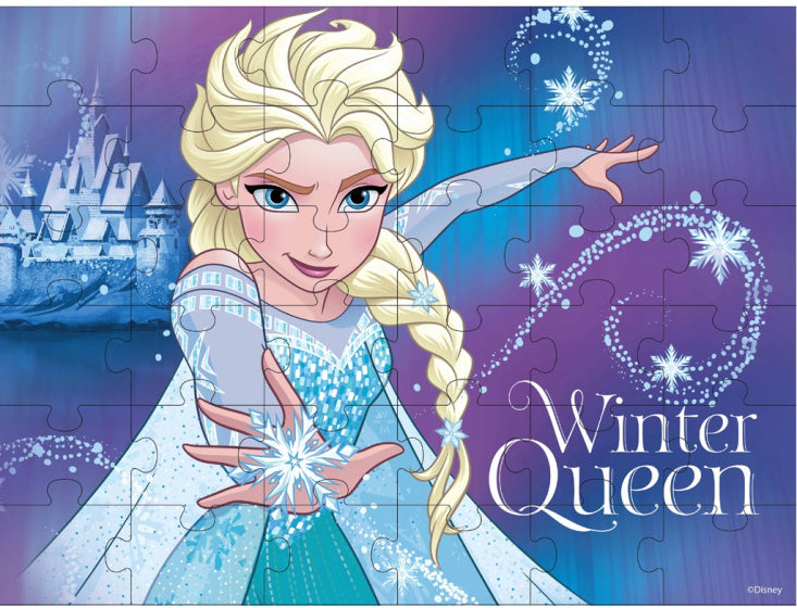 kleurpuzzel 4-in-1 Frozen meisjes 40 x 30 cm 4-delig