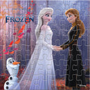 kleurpuzzeltoren Frozen junior 13 cm paars 24 stuks