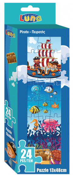 legpuzzel Piraten junior 24 stukjes