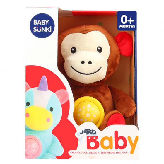 knuffelaap pluche bruin