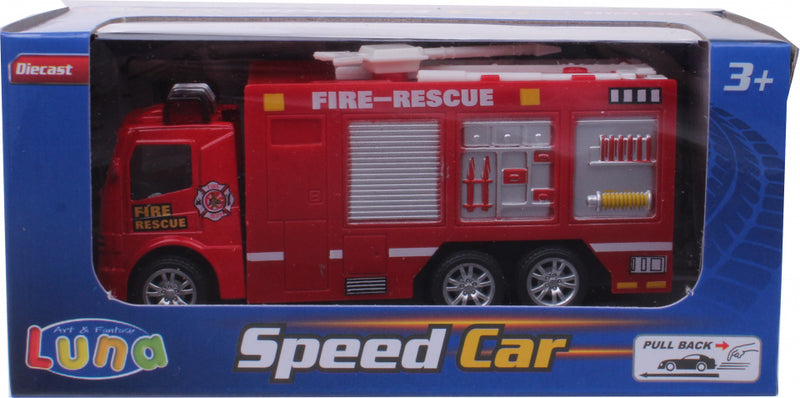 bluswagen Speed Car junior 8 cm diecast rood