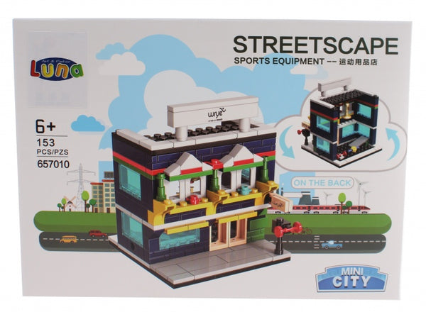 Mini City Streetscape Sports Equipment bouwset 153-delig (657010)