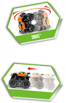 monstertruck Climbing junior 11 x 10 cm frictie paars