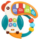 muziekrammelaar junior 20 x 19 cm wit/blauw/oranje