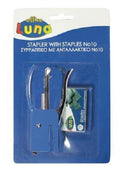 nietmachine 12 cm RVS zilver 2-delig