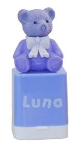 puntenslijper/gum Beer junior rubber paars