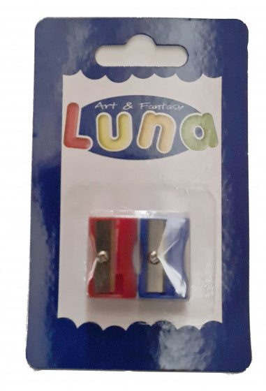 puntenslijpers rood/blauw 2 stuks