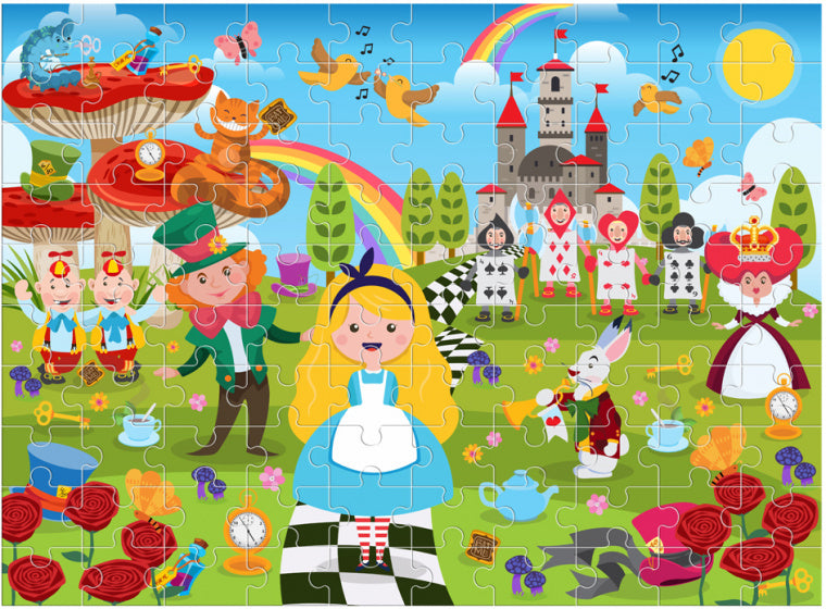 legpuzzel Wonderland 100 stukjes