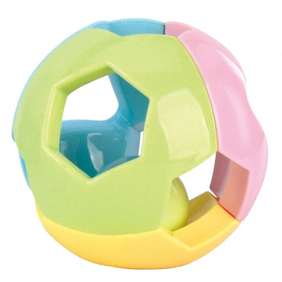rammelaar bal junior groen/geel/blauw/roze