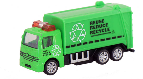 recyclewagen Speed Car junior 8 cm diecast groen