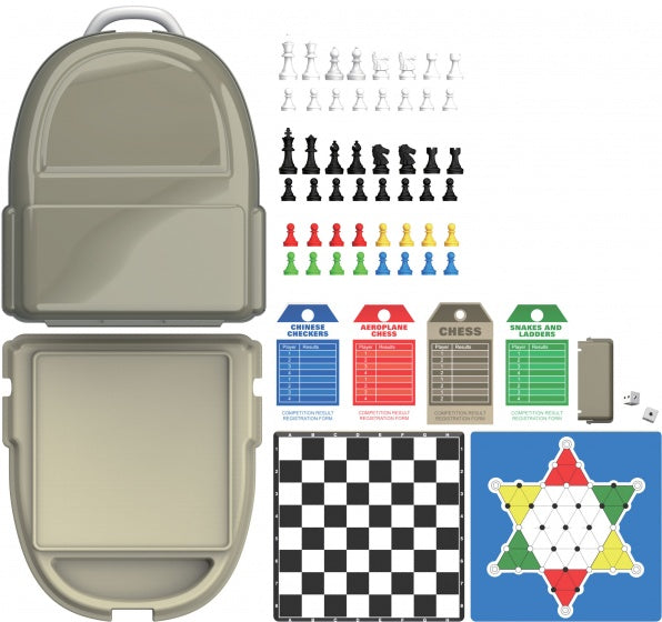 Reisspellen 4-in-1 in rugzak 24,5 cm