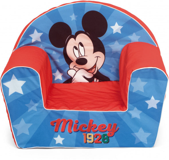 sofa Mickey Mouse junior 52 cm foam blauw/rood