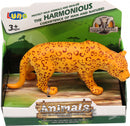 speelfiguur Wild Animals panter junior 12 x 5,5 cm bruin