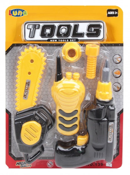 speelgoed gereedschapset 5-delig bril