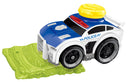 speelgoedauto Power politie 23 x 10 cm blauw/groen 2-delig