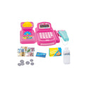 speelgoedkassa Cash met weegschaal 41 cm roze 19-delig