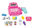 speelgoedkassa Cash met scanner 41 cm roze 21-delig