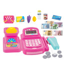 speelgoedkassa Cash met weegschaal 41 cm roze 21-delig