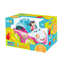 speelset Blocks meisjes 22 cm roze/wit/blauw 4-delig