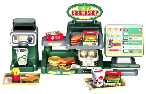 speelgoedwinkel Burger Counter junior 48 cm 35-delig