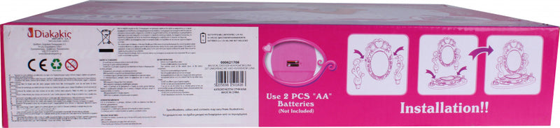 speelset Dresser Mirror meisjes roze/paars 16-delig