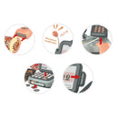 speelgoedkassa junior 37,5 x 18,5 cm grijs 24-delig