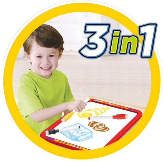 tekenbord Painting Glowing led junior 99 cm blauw 10-delig