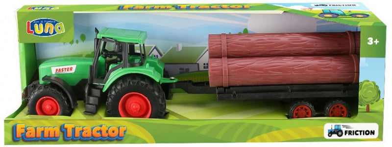 tractor Farm aanhanger junior 40 x 9 x 12 cm groen 2-delig