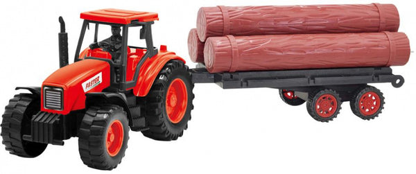 tractor Farm aanhanger junior 40 x 9 x 12 cm rood 2-delig