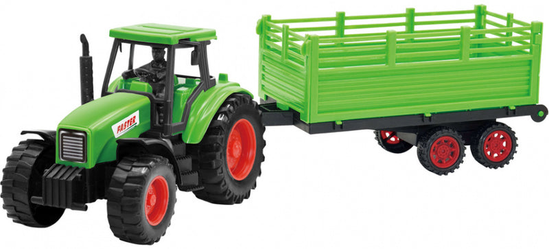 tractor Farm veekar junior 38 x 9 x 10,5 cm groen 2-delig