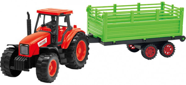 tractor Farm veekar junior 38 x 9 x 10,5 cm rood 2-delig