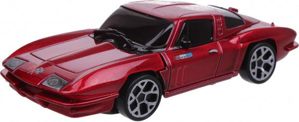 transformer-auto Robot Chevrolet 1:38 diecast rood 3-delig