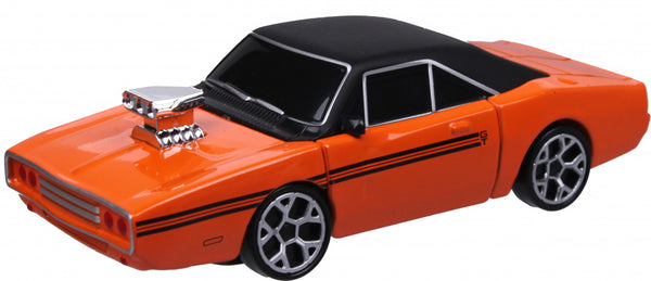 transformer-auto Robot GT streep 1:38 diecast oranje 3-delig