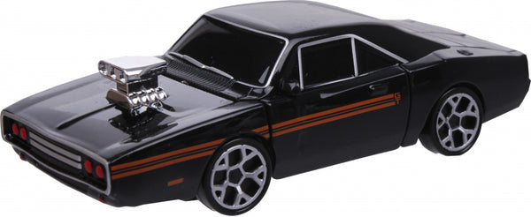 transformer-auto Robot GT streep 1:38 diecast zwart 3-delig