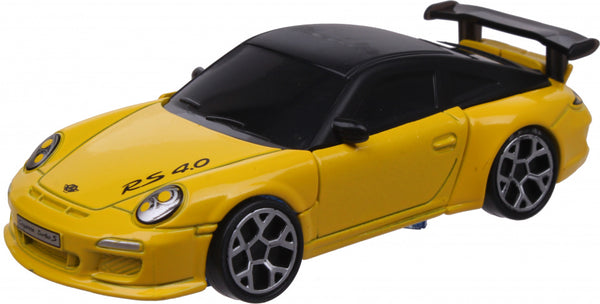 transformer-auto Robot RS4.0 1:38 diecast geel 3-delig