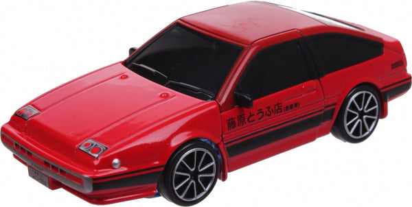 transformer-auto Robot Trueno 1:38 diecast rood 3-delig